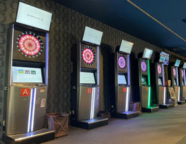 ダーツエリアが充実