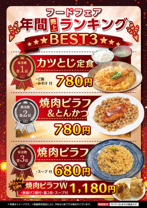 フードフェア 年間売上ランキング